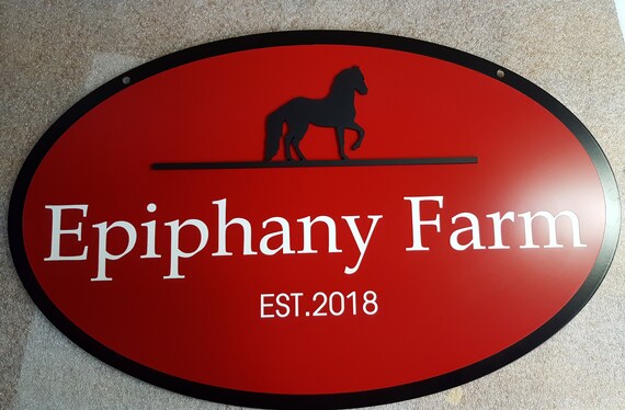 Barn Sign Stable Sign Horse Sign Custom Design Etsy