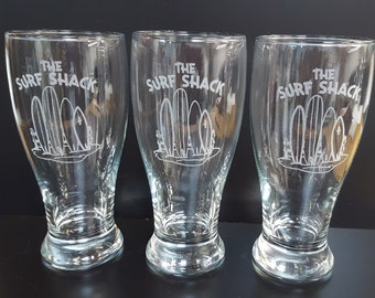 Set of 4 customisable Beer Glasses, Wine Glasses, Scotch Glasses