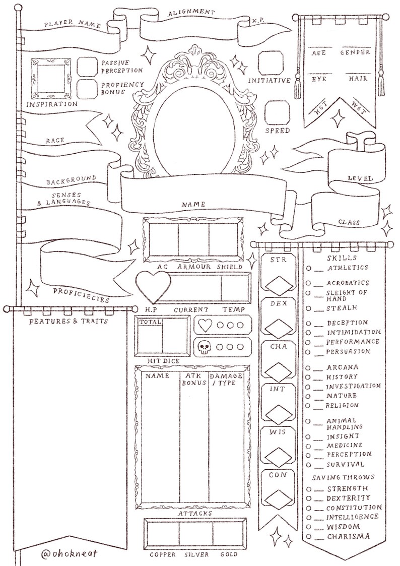 d-d-5e-character-sheet-coloured-and-lineart-printable-etsy