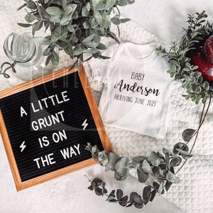 Lineman baby announcement | Digital picture download | Line baby pregnancy announcement | Line wife | Line family | Digital picture