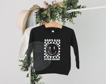 Dad's Rad Little Grunt Crewneck Sweatshirt | Little Lineman Son Sweatshirt | Lineman kid sweatshirt | Line Child Hoodie | Line Baby Apparel