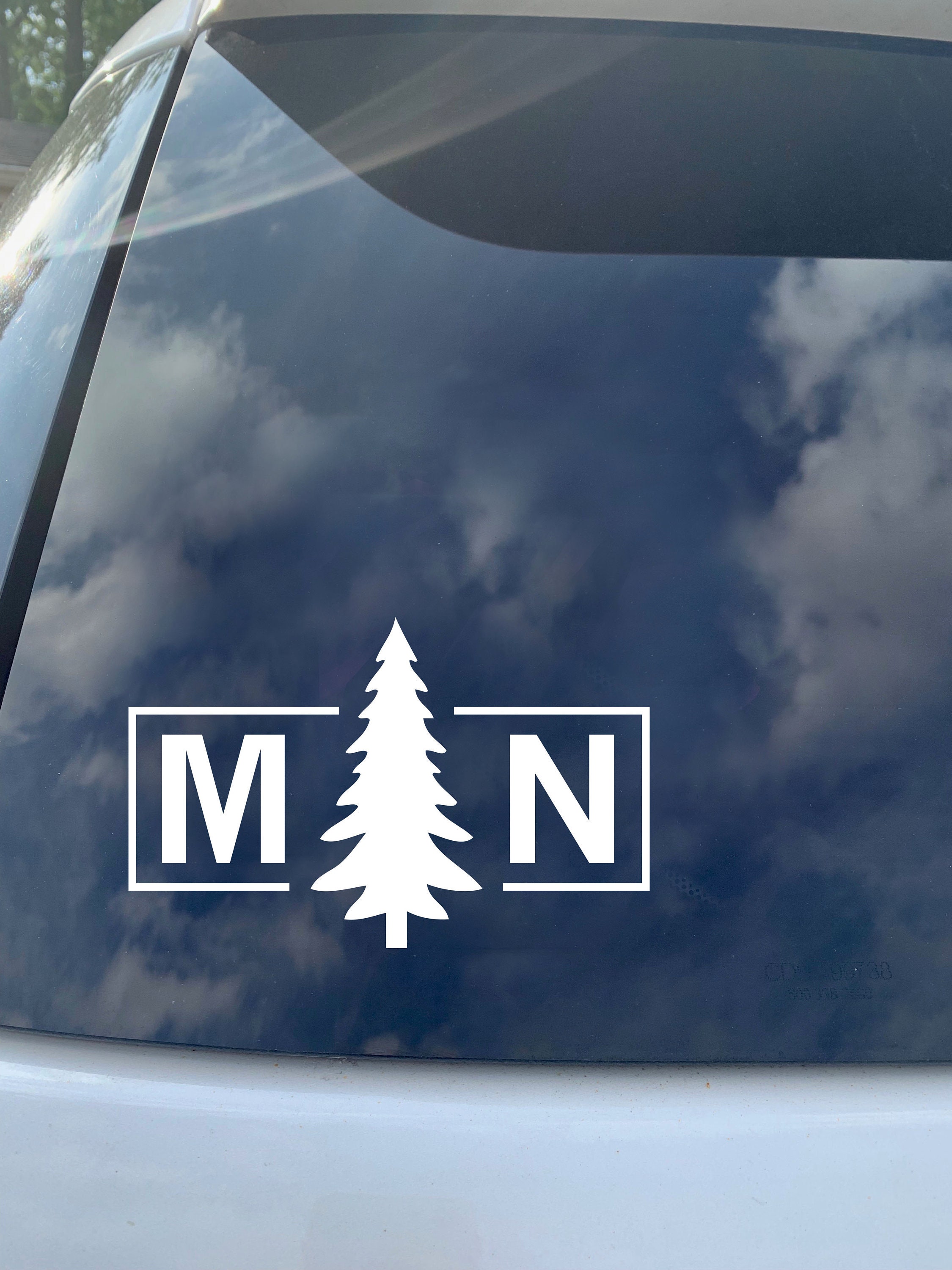 MN Decal | Minnesota Decal | MN Tree Decal | Car Decal | MN Love Decal ...