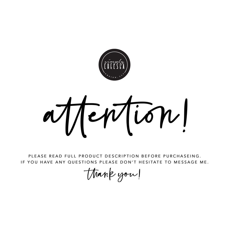 Pu&ograve; includere: Testo in bianco e nero su sfondo bianco che dice "attention!"  "PLEASE READ FULL PRODUCT DESCRIPTION BEFORE PURCHASEING. IF YOU HAVE ANY QUESTIONS PLEASE DON'T HESITATE TO MESSAGE ME. thank you!"