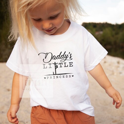 Daddy's little princess children's shirt | Lineman child shirt | Lineman baby shirt | Line Life Shirt | Lineman daughter shirt | Line top