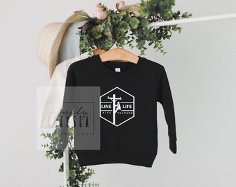 Toddler or Youth Line Life Sweatshirt | Little Lineman Sweatshirt | Lineman kid sweatshirt | Line Kid Hoodie | Line Baby Apparel