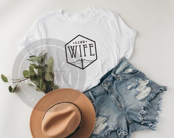 Line Life Shirt | Line Wife T Shirt | Lineman Wife Shirt | Line Life Apparel | Linewife T-Shirt | Lineman's Lady Shirt | Line Life Top