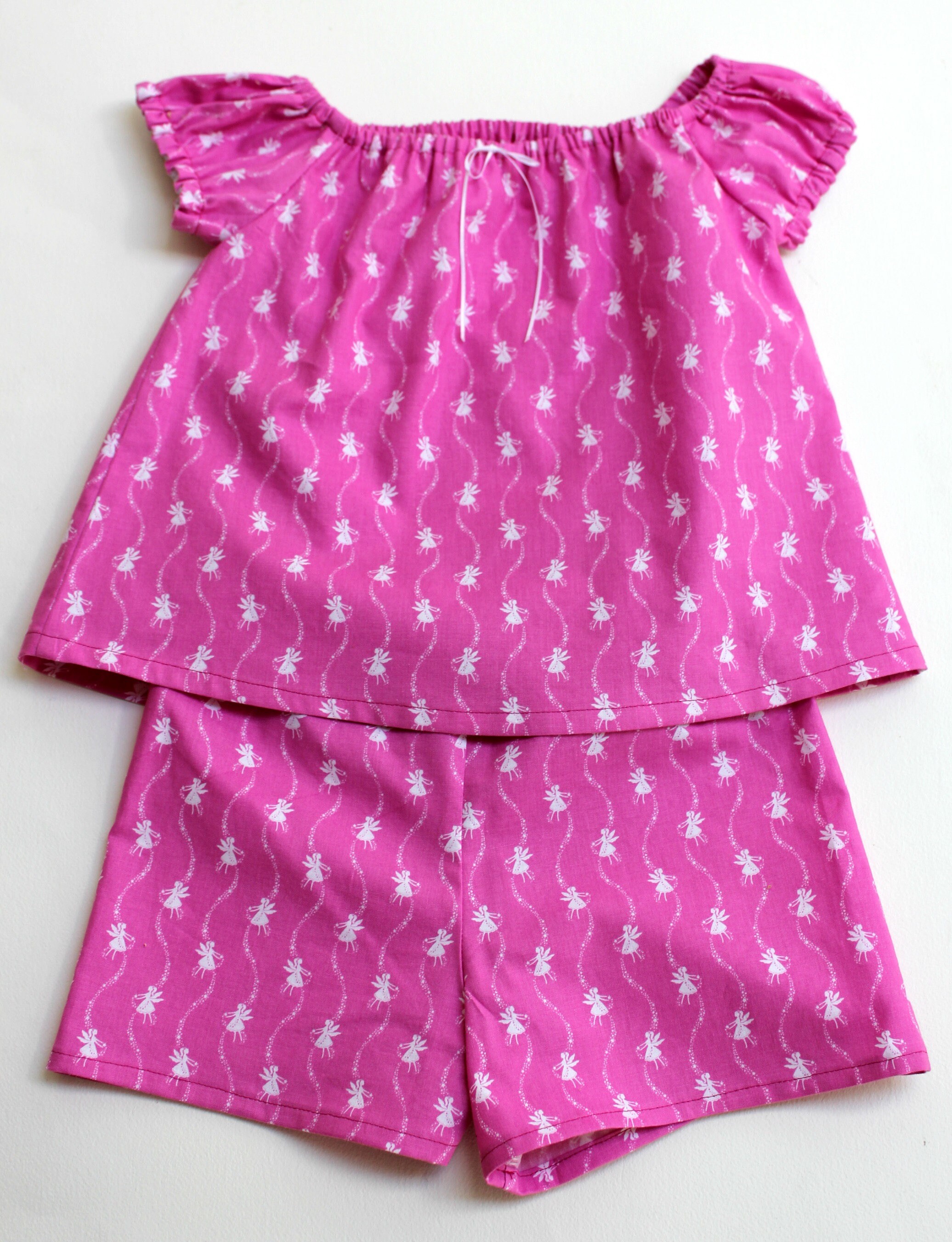 Fairy Pajama Set Handmade Summer Pajamas Sprites Sleepwear Etsy