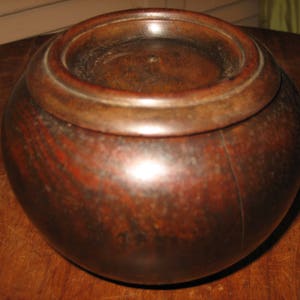 Asian Antique Wood Paste Box China Circa 1800