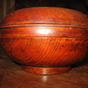 Chinese Asian Wood Paste Box Circa 1800