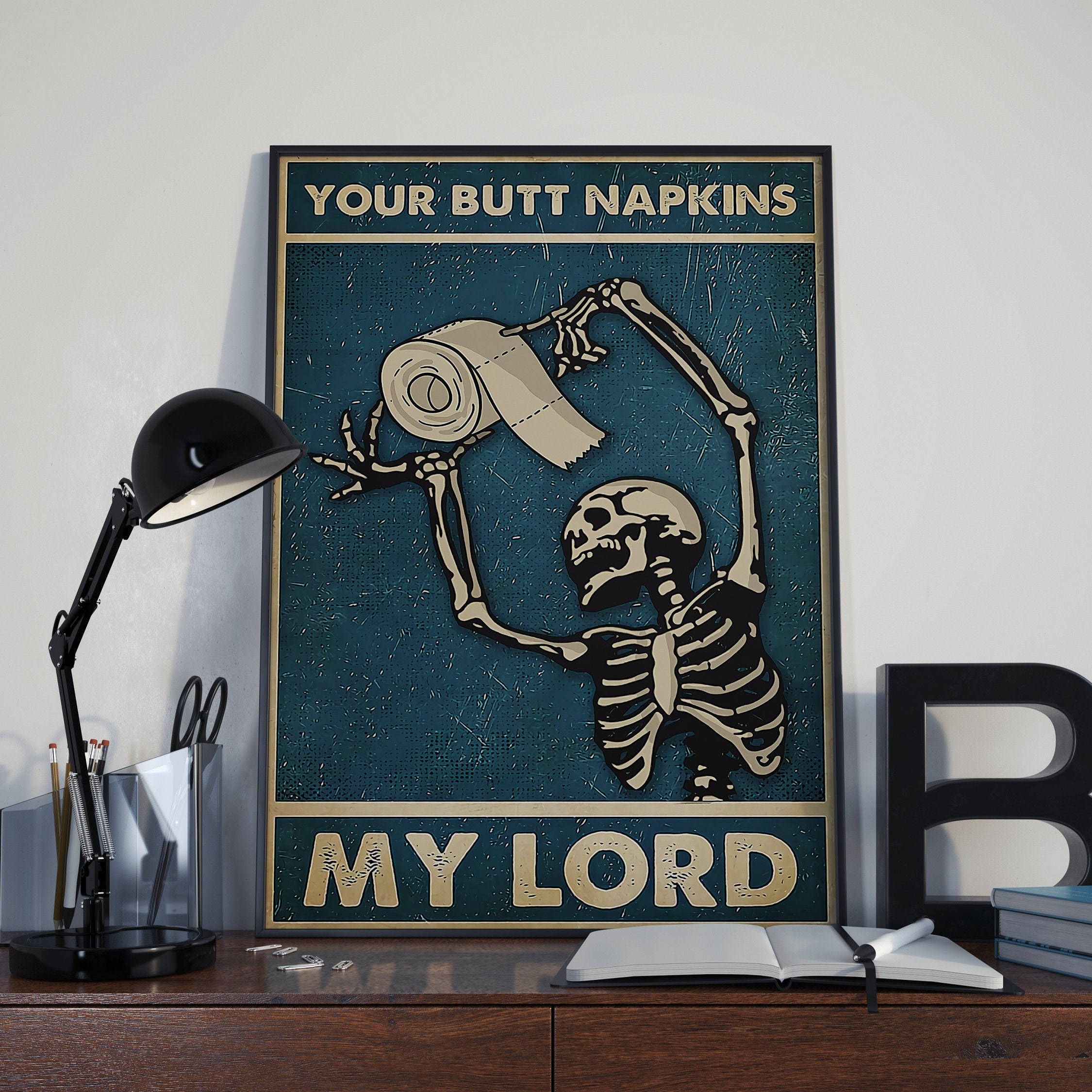 BUY 1 GET 1 Custom Your Butt Napkins My Lord Poster Etsy