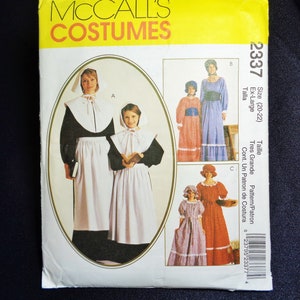 May include: A McCall's Costumes sewing pattern envelope featuring illustrations of historical costumes. The envelope includes images of women and children in various outfits, with the text "MCCALL'S COSTUMES" at the top.