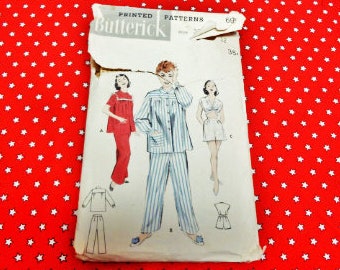 Butterick #6996 Girls Size 12 Bust 30 Pajama Pattern