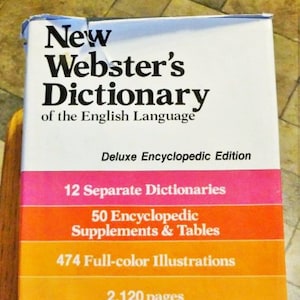 New Webster&#39;s Dictionary Edition 1971