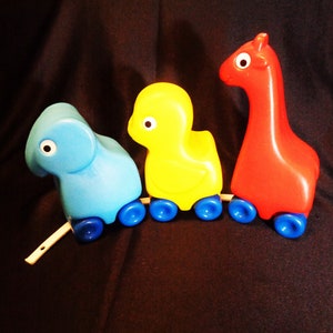 Vintage LITTLE TIKES Pull Along Toys
