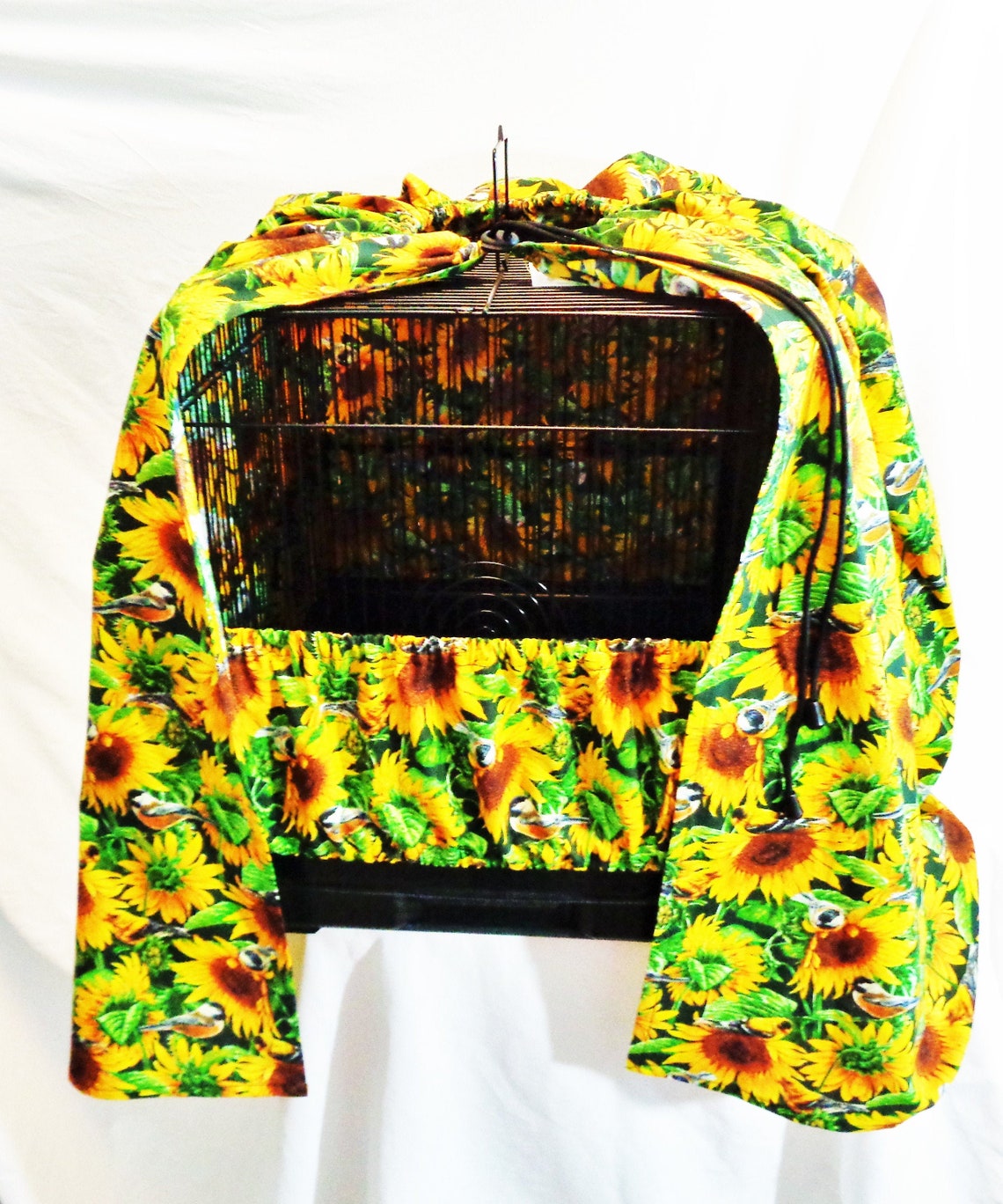 Extra LARGE Bird Cage Cover or Skirt SUNFLOWERS and Etsy