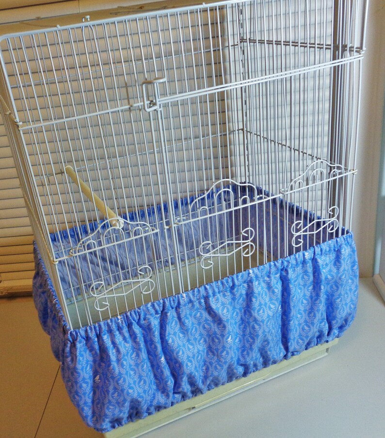 LARGE Bird Cage Set in Medium Blue