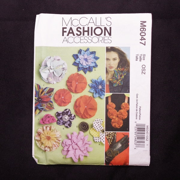 non-coupé M6047McCall ACCESSOIRES DE MODE Motif de couture