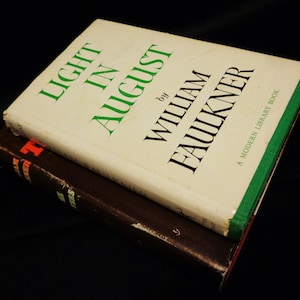 PAIR (2) of William FAULKNER Novels