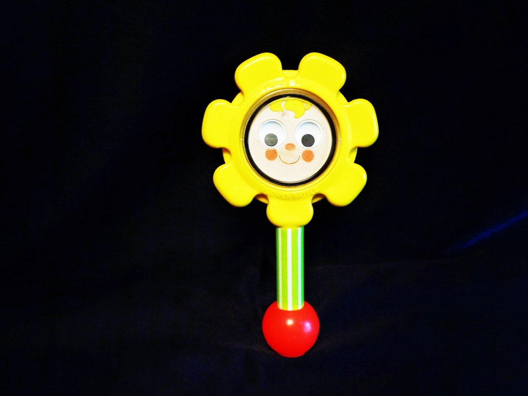 Vintage FISHERPRICE Flower Rattle Etsy