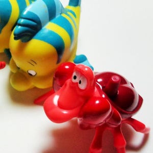 Vintage McDONALD&#39;S Happy Meal Toys LITTLE MERMAID Characters