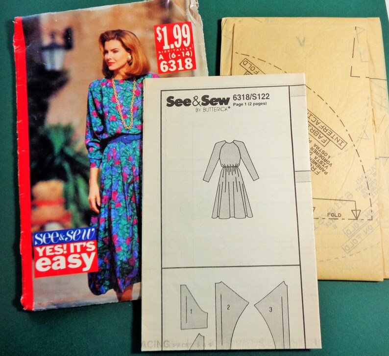 UNCUT SEE & SEW 6318 Misses Sewing Pattern - Etsy