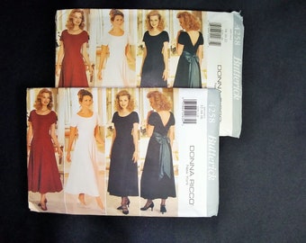 Butterick 4258 Patron de couture de robe pour femme non coupé