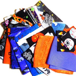 HALLOWEEN Fabric SCRAP Packs