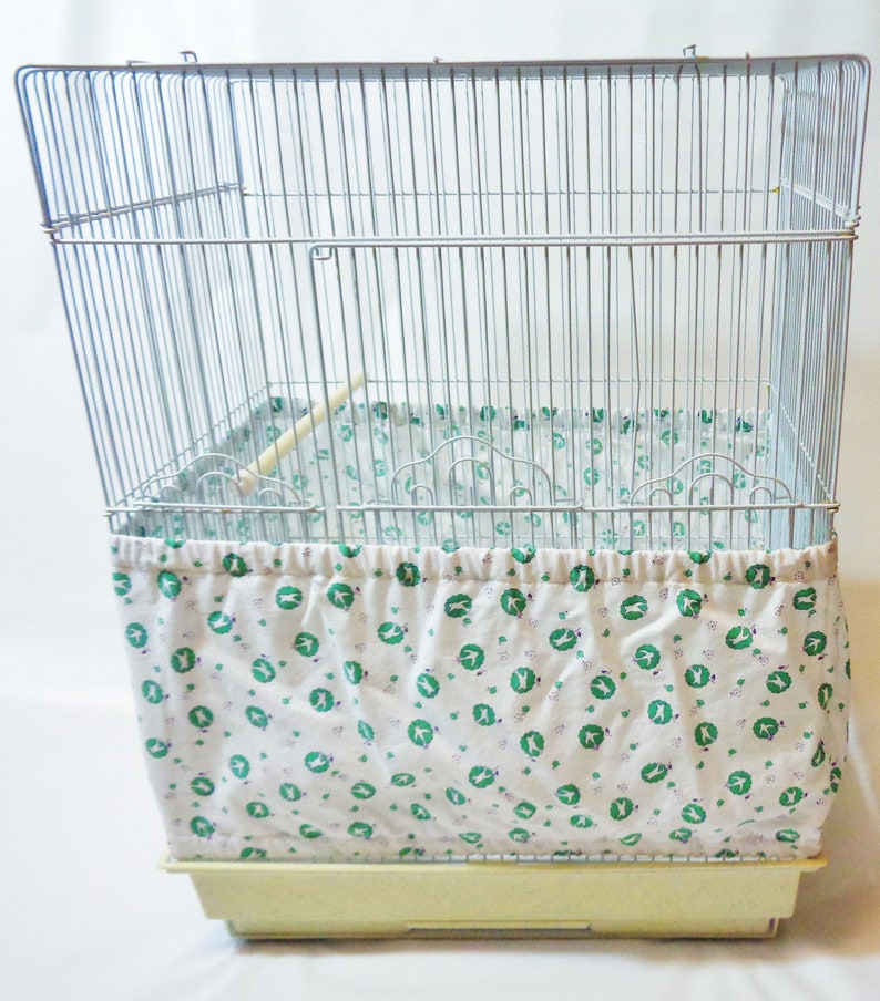 EXTRA LARGE Bird Cage Cover and Seed Catcher Skirt SET Etsy