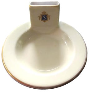 Vintage Ashtray with Matchbook Holder