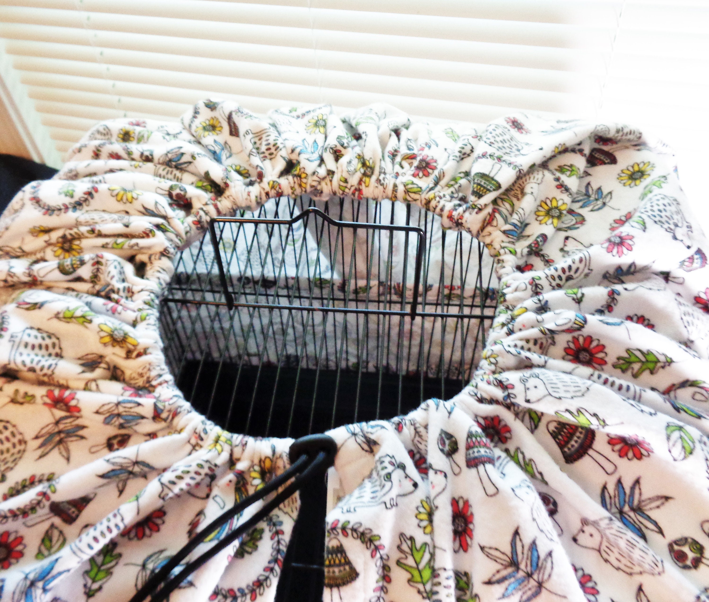 EXTRA Large Bird Cage Cover or Skirt Woodland Etsy