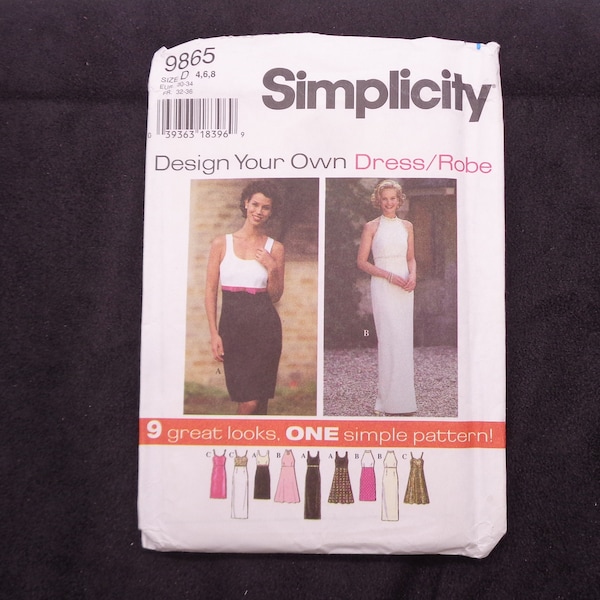 UNCUT Simplicity Misses "Design Your Own Dress" Sewing Pattern