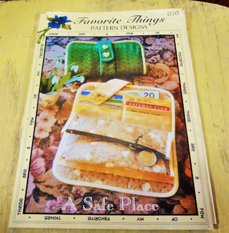 UNCUT Favorite Things #050 Wallet Pattern A Safe Place 1999