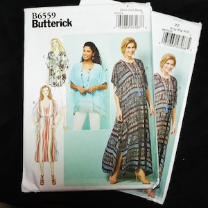 UNCUT Butterick B6559 Top, Tunic, Caftan Sewing Pattern