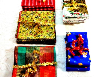 Reusable Fabric Christmas Wrapping Cloths
