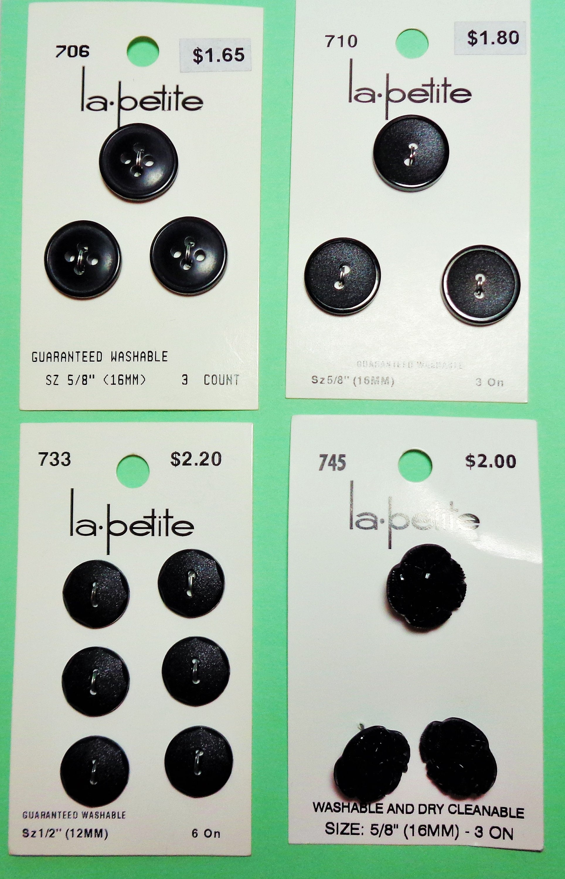 Button Line Card 100+ Button Cards - Etsy