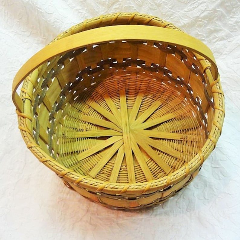 LARGE Round Fixed Handle BASKET