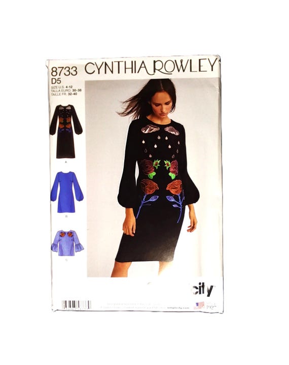 UNCUT Simplicity 8733 Cynthia Rowley Misses/miss Petite Dress or Top Sewing  Pattern - Etsy