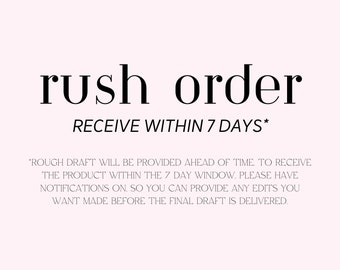 RUSH ORDER add on