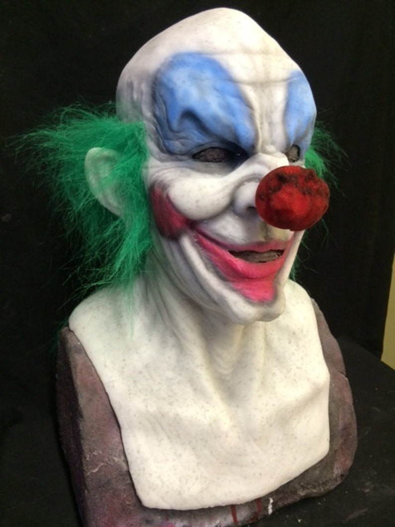 Skanky the Clown silicone life like mask made to order Etsy