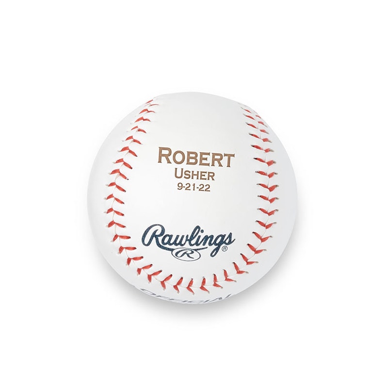 Custom Engraved Baseball Groomsmen Baseball Gift Groom Etsy