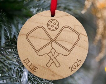 Pickleball Ornament Personalized Christmas Gift