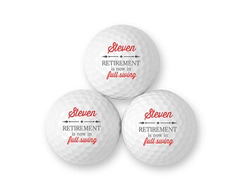 Personalized Golf Balls: Retirement is Now in Full Swing Gift