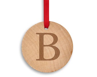 Custom Letter Ornament