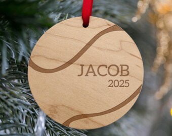 Personalized Tennis Ornament