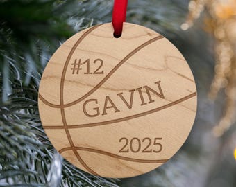 Personalized Basketball Ornament