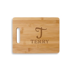 Monogram Cutting Boards for Wedding - Initial Monogram Kitchen Gift - Personal Cutting Boards - Housewarming Gift - Custom Wedding Gift