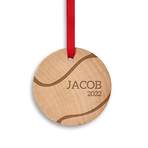 Tennis Ornament Personalized - Custom Tennis Player Gift - Athlete Christmas Ornament - Tennis Mom- High School Tennis Team Gift