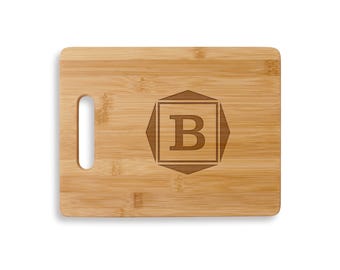 Square Initial Chopping Board