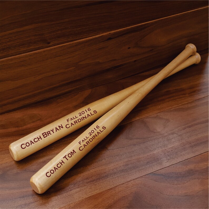 Personalized Engraved Coach Baseball Bat for End of Season Etsy