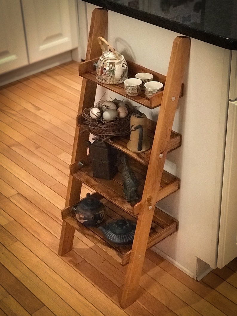 ladder shelf ladder shelf
